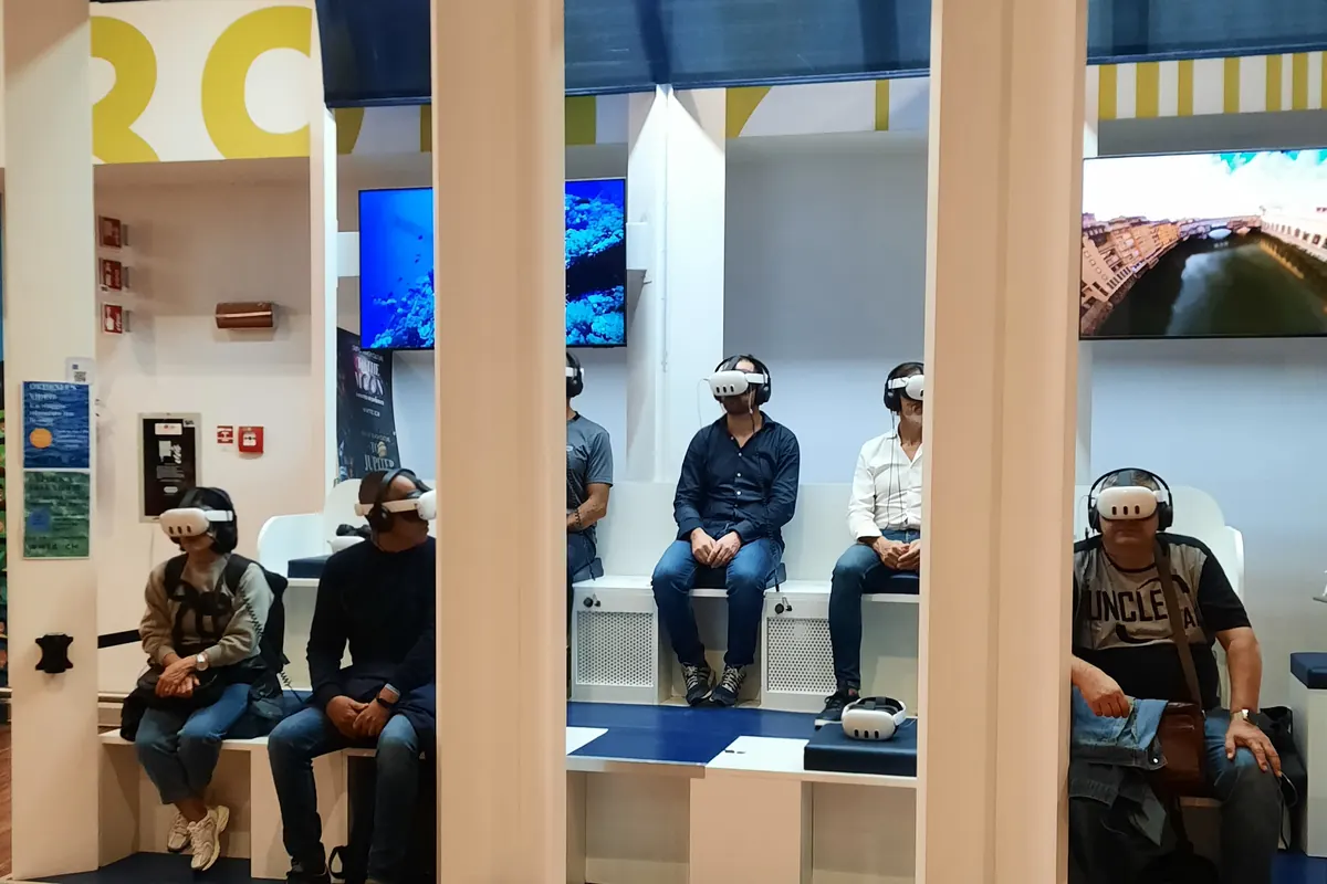 Immersive installation at Milan Bergamo Airport
