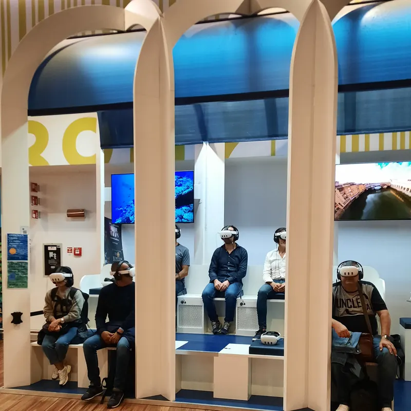 Immersive installation at Milan Bergamo Airport
