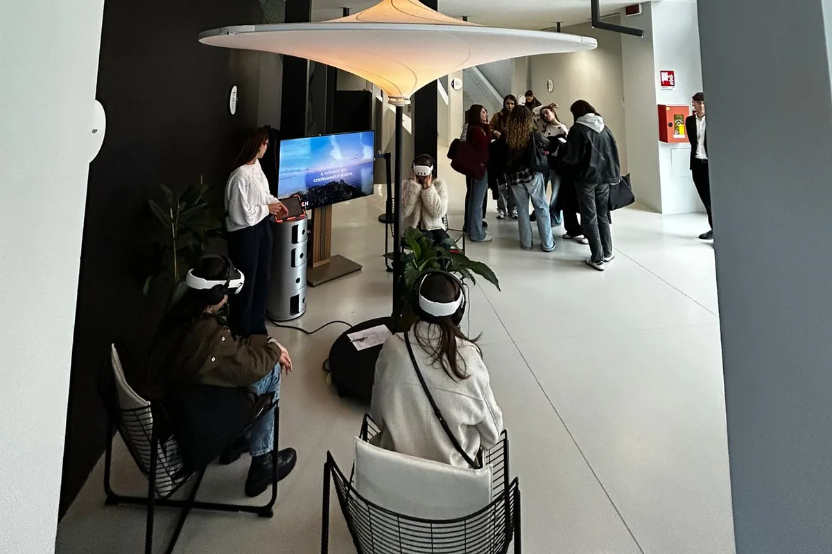 Immersive installation at IULM University for Look4ward